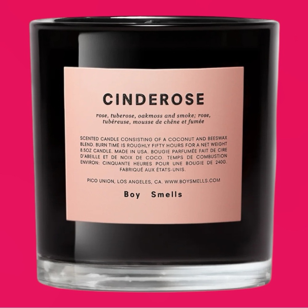 Cinderose Candle - Black